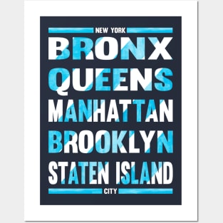 Boroughs of new york Posters and Art